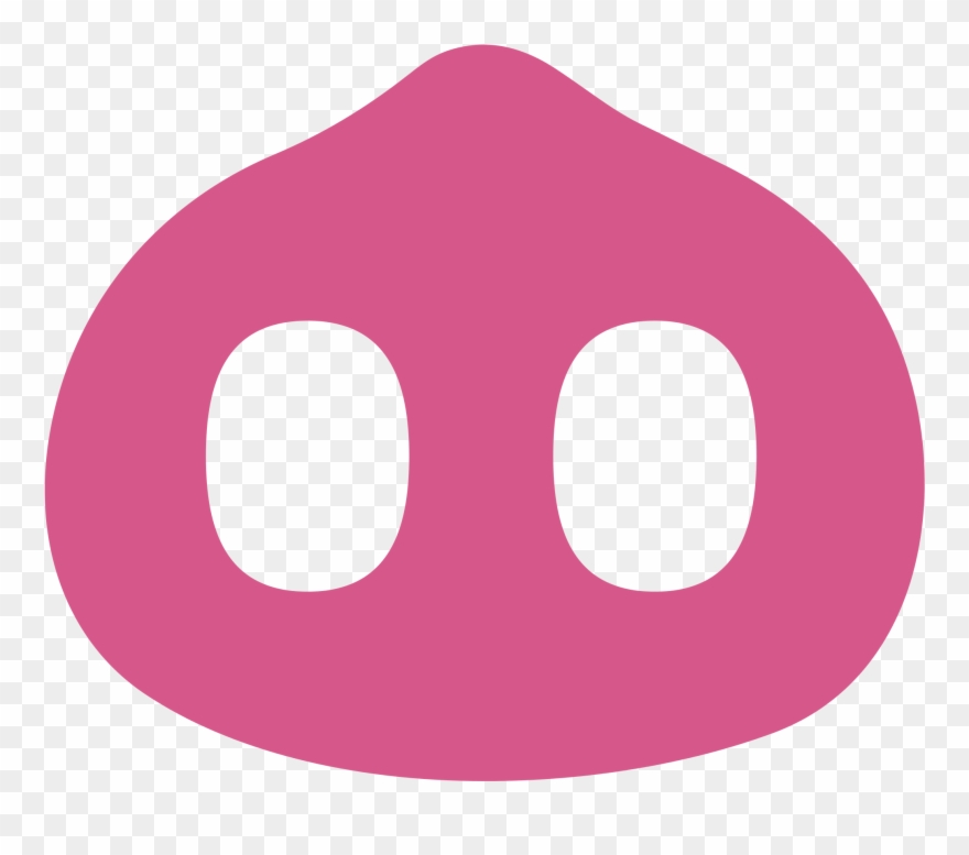 Pig Face Clipart Clipart - Pig Nose Clipart - Png Download