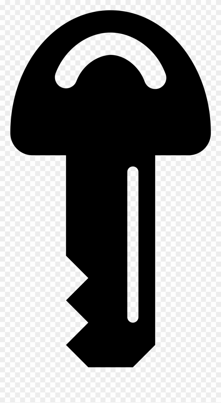 Png Key Shape - Key Vertical Clipart