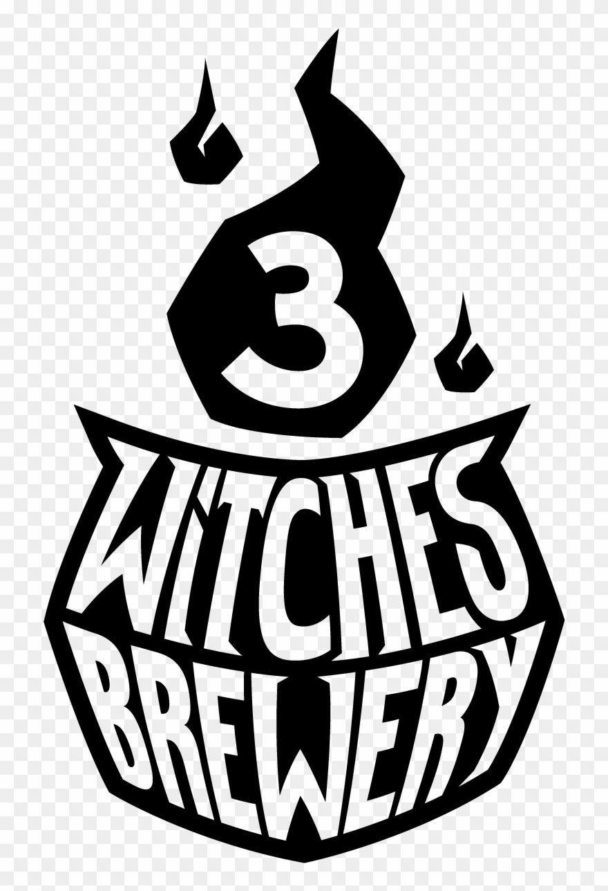3 Witches Brewery - Emblem Clipart