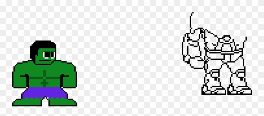 Hulk Vs Hulkbuster - Cartoon Clipart