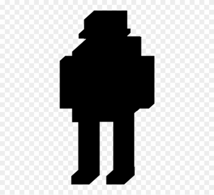 Locked Captain Cook - Silhouette Clipart