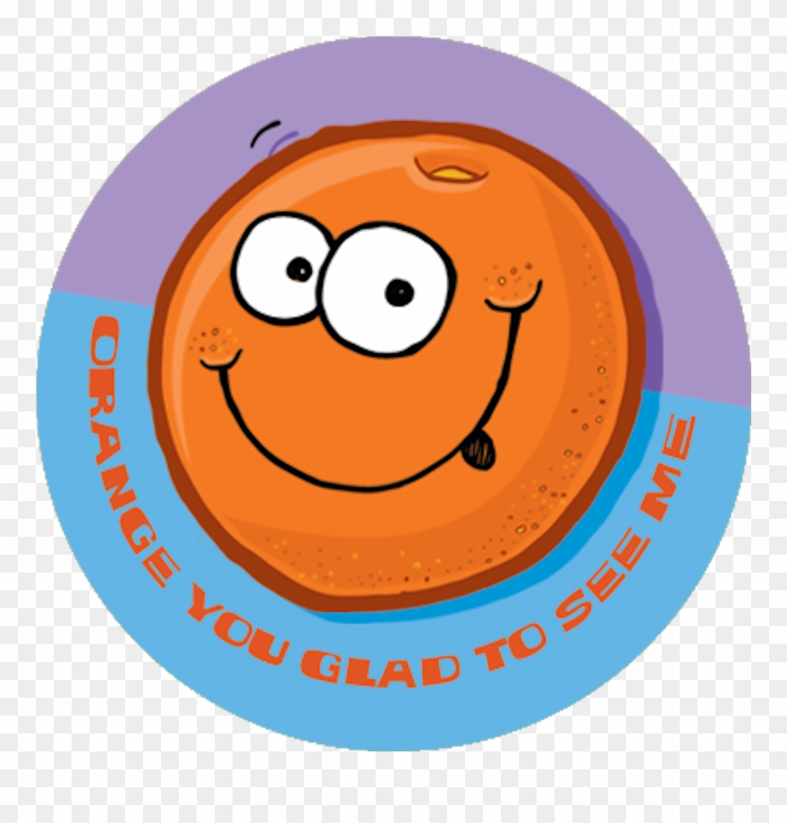 More Views - Scratch N Sniff Stickers Orange Clipart
