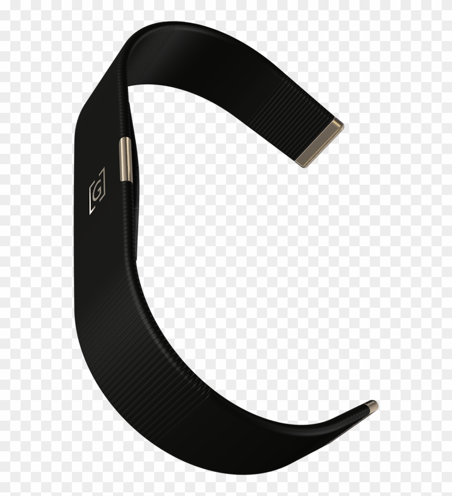 Fashion And Discrete Wristband That Monitories 24/7 - Crescent Clipart