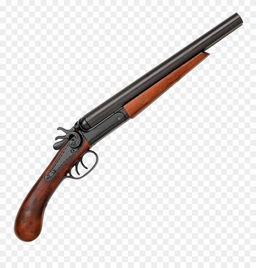Shotgun Wood Stock Clipart