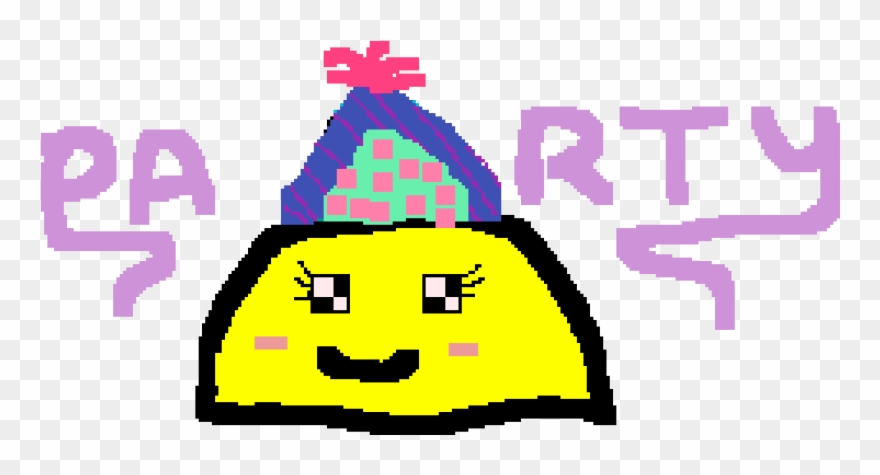 Failed Blob At Party Clipart