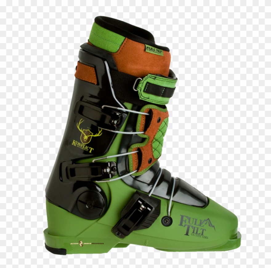 Full Tilt Konflict Ski Boot - Downhill Ski Boot Clipart