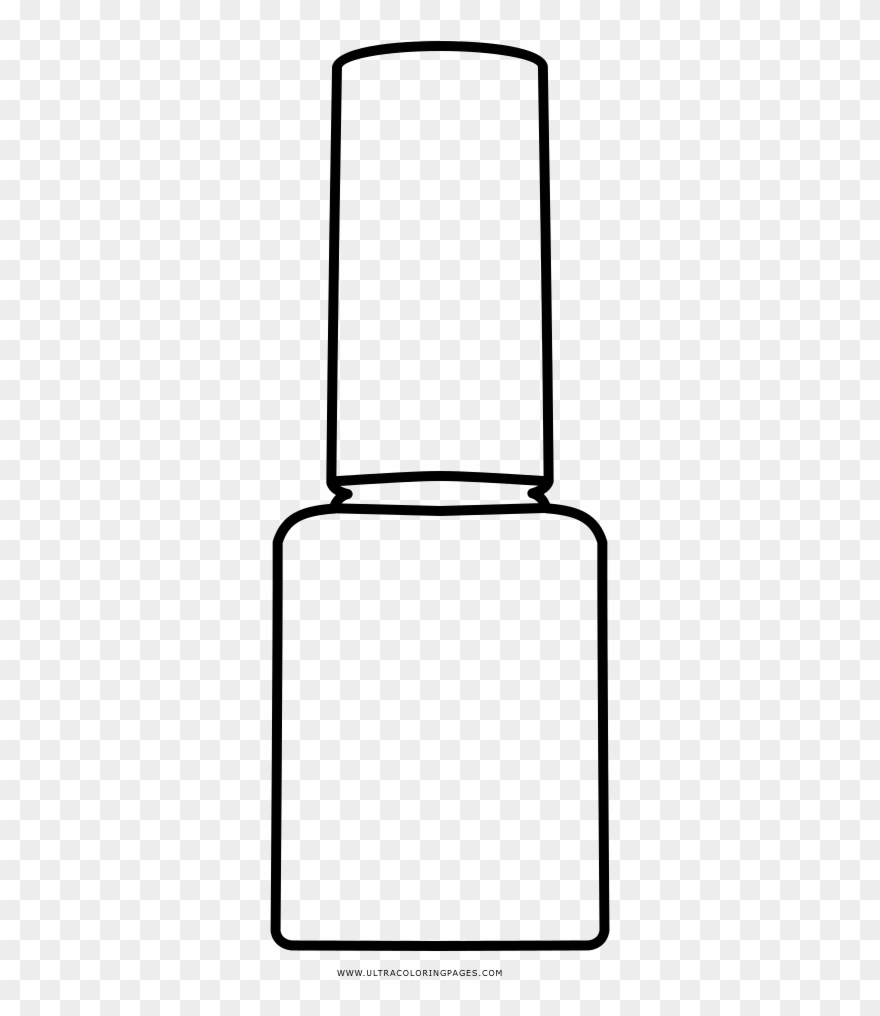 Cool Design Ideas Nail Polish Coloring Page Ultra Pages - Line Art Clipart