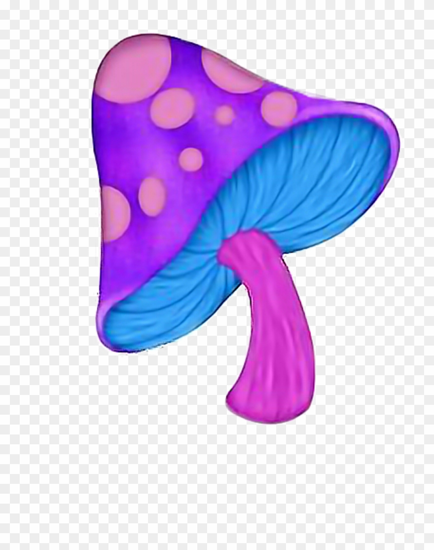 Psychedelic Mushroom Trippy Shroom Ftestickers Freetoed - Transparent Trippy Mushroom Png Clipart