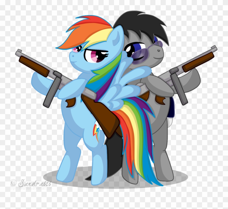 Sandra626, Commission, Earth Pony, Gun, Oc, Oc - My Little Pony Guns Clipart
