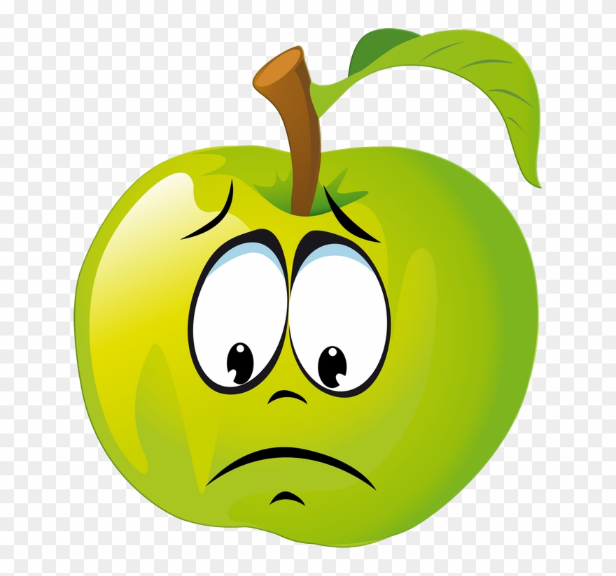 Фото, Автор Missis - Funny Apple Clipart - Png Download