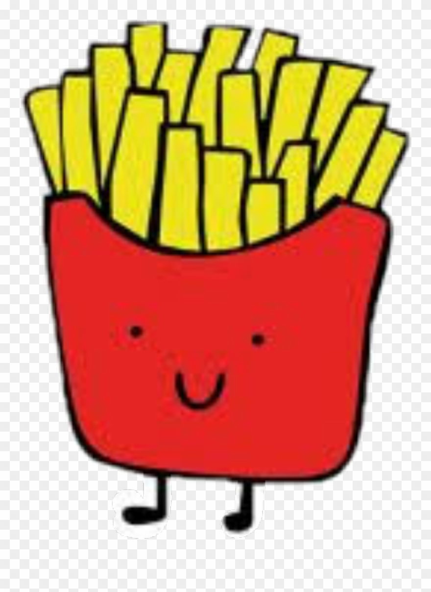 Papas Fritas Sticker - Imagenes De Papitas Animadas Clipart