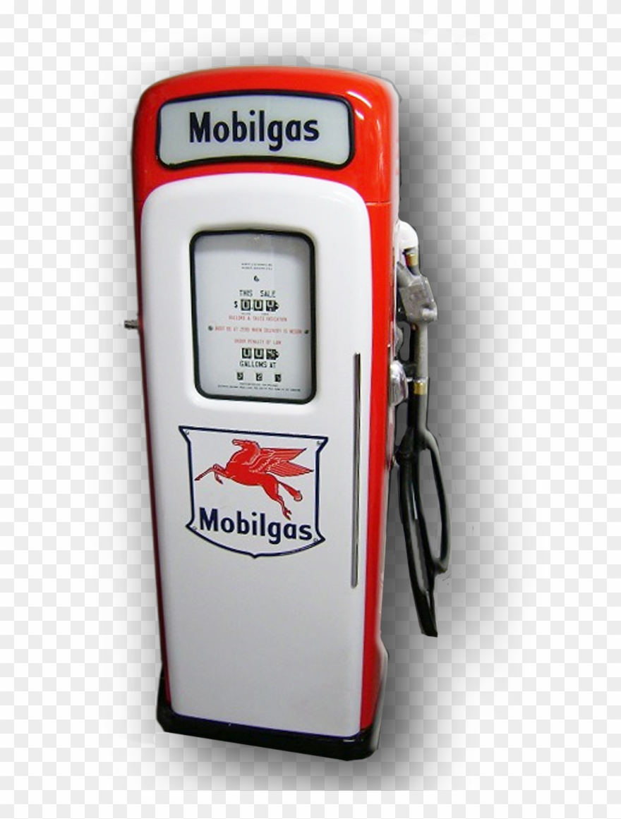 Original Restored M&s 80 Pump Mobil - Gas Station Signs Clipart