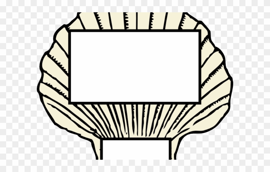 Shell Clipart Shell Outline - Shell Clip Art - Png Download
