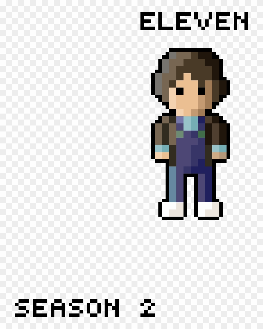 Stranger Things Eleven - Cartoon Clipart