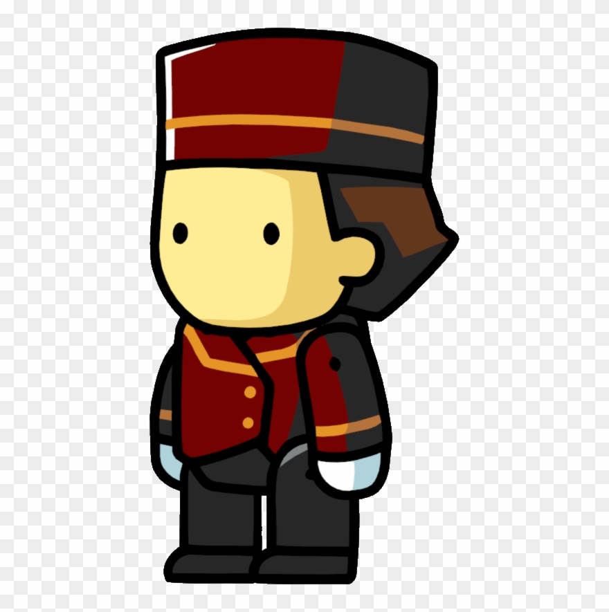 Bellhop - Scribblenauts Unlimited People Clipart