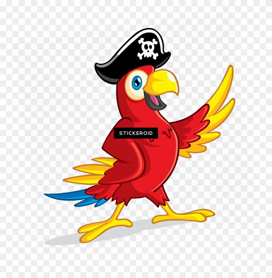 Pirate Parrot - Pirate Parrot Png Clipart