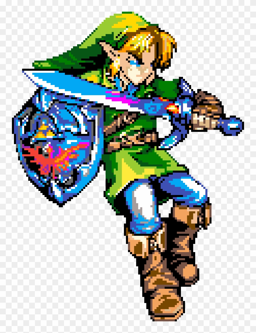 Epic Link Pixel Art - Cartoon Clipart