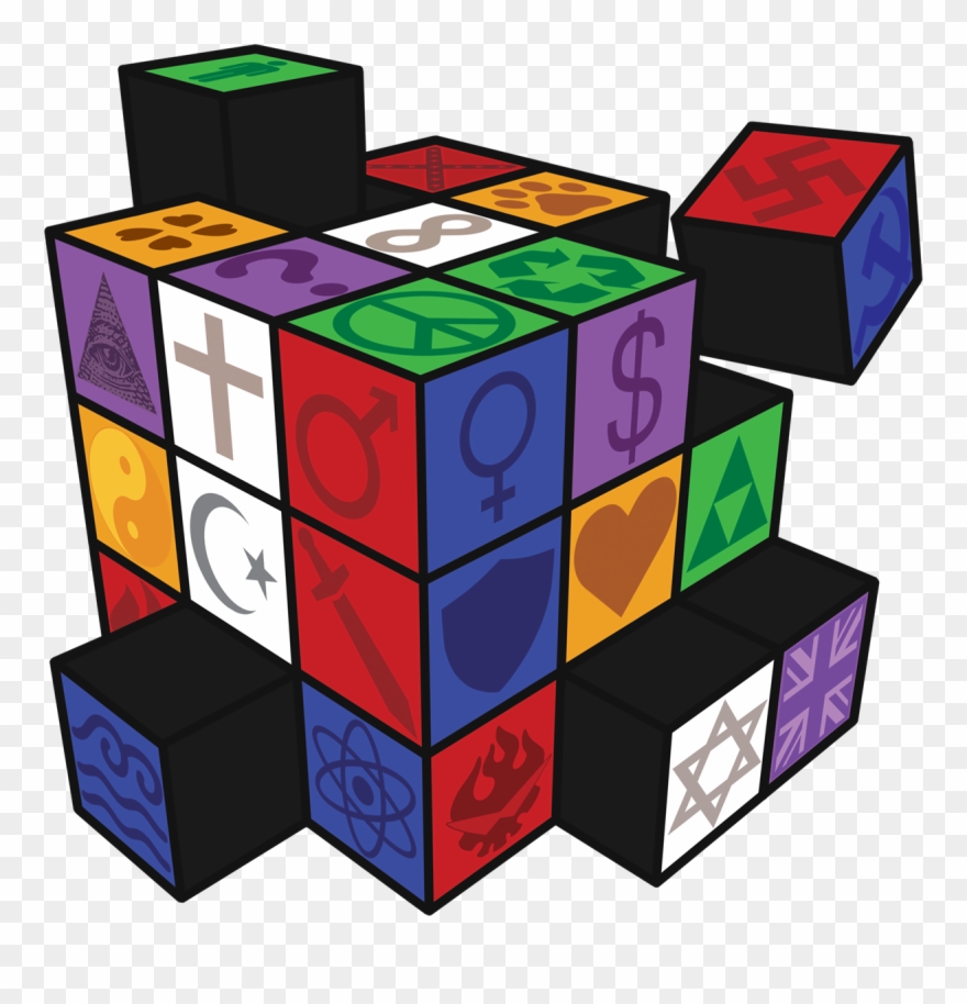 The Ideological Rubik's Cube, Digital, 1200 X - Toy Block Clipart