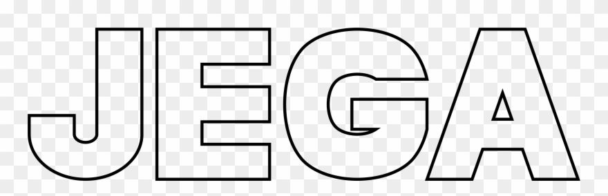 Jega Is A Bold Capitalized Regular Font - Circle Clipart