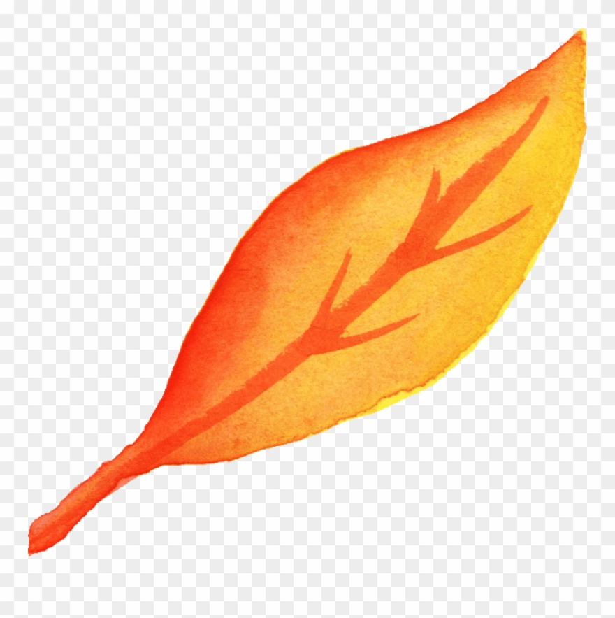 Free Png Download Leaf Watercolor Fall Png Images Background - Fall Leaf Watercolor Png Clipart
