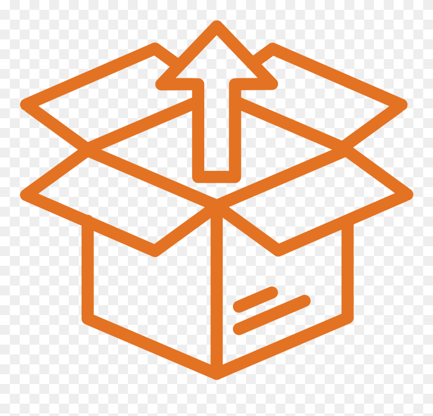 Import Icon Box Clipart