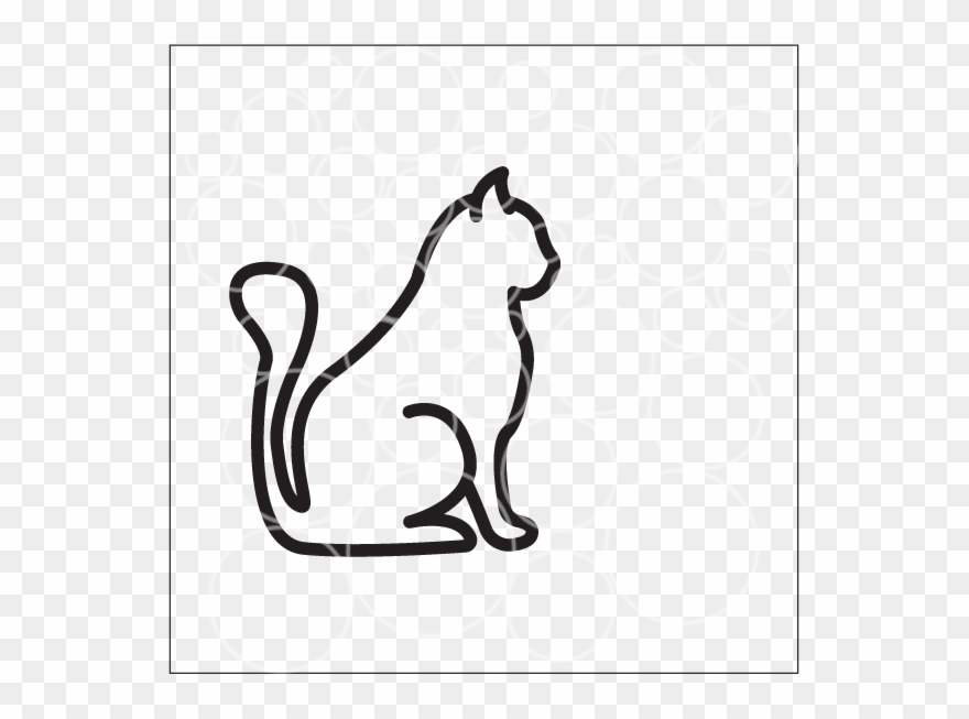 Cat Flat Icon Clipart