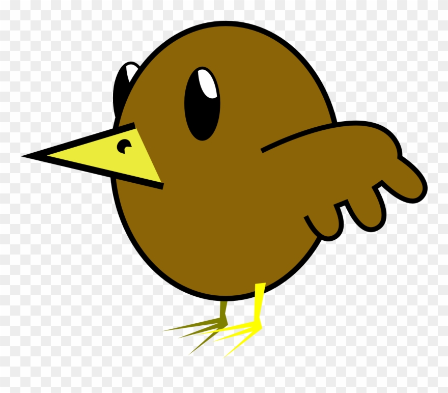 Twitter Bird Tweet Tweet 16 1969px 111 - Green Bird Cartoon Clipart