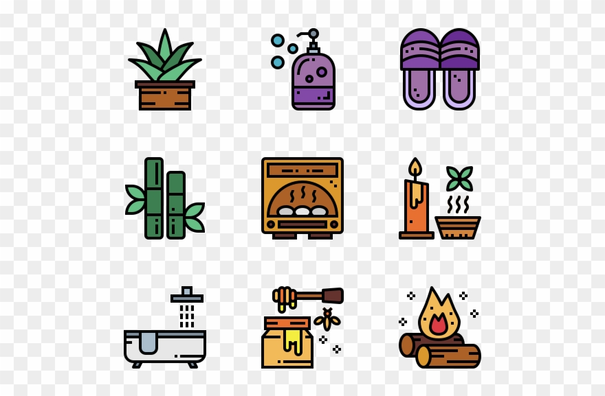 Massage And Spa - Furniture Icon Top View Png Clipart