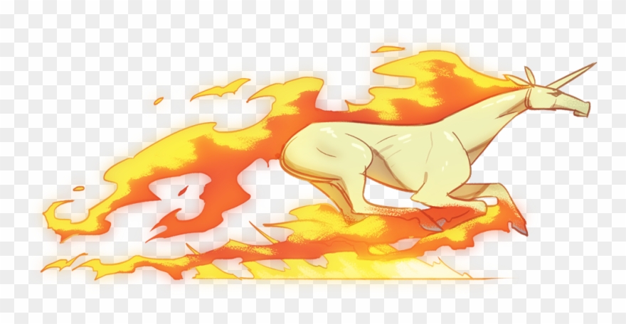 Rapidash, The Fastest Sprinter In The Pokemon World Clipart