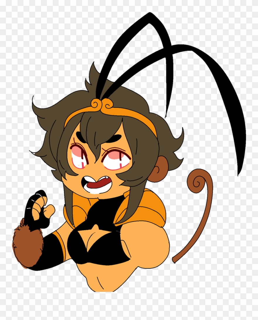 Monkey King Kana And Her “sit Boy” Headband - Cartoon Clipart