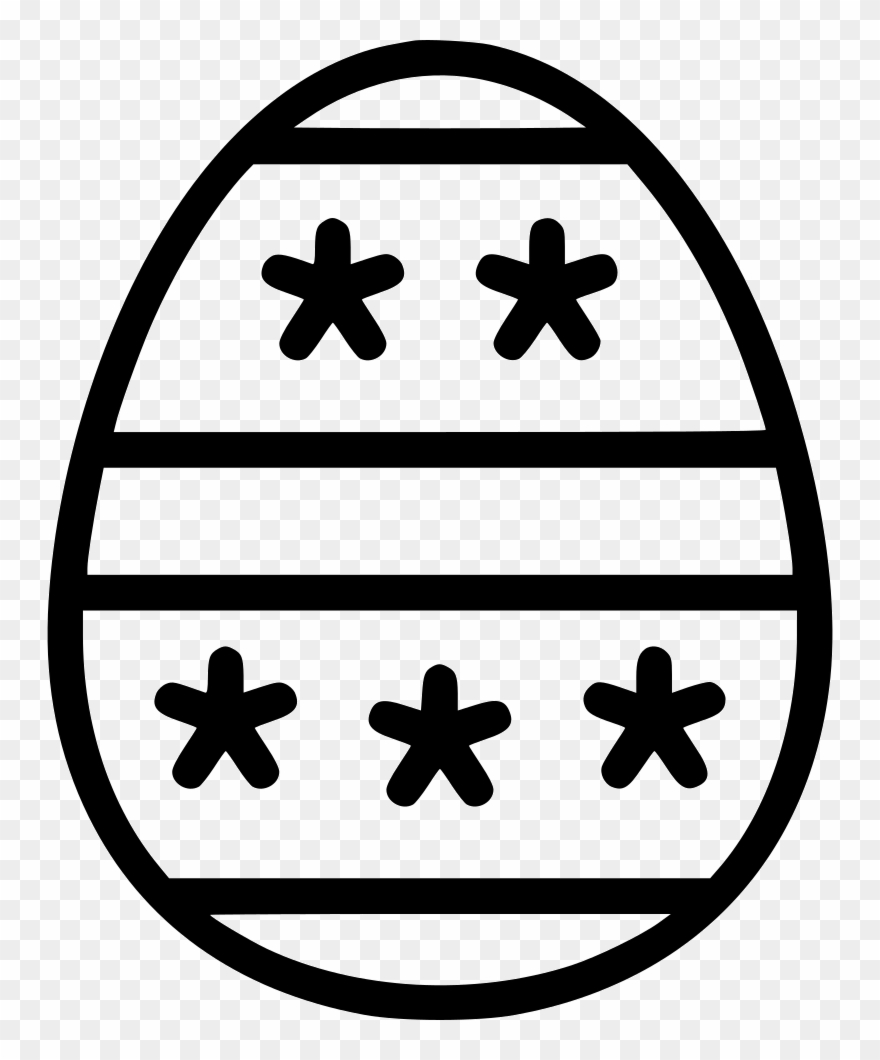 Egg Paschal Decorated Decoration Dots Stripes Comments Clipart