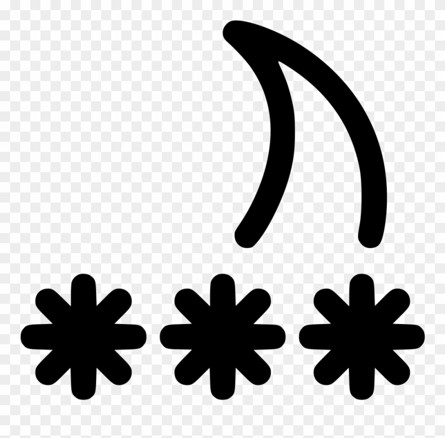 Night Snow Comments Clipart