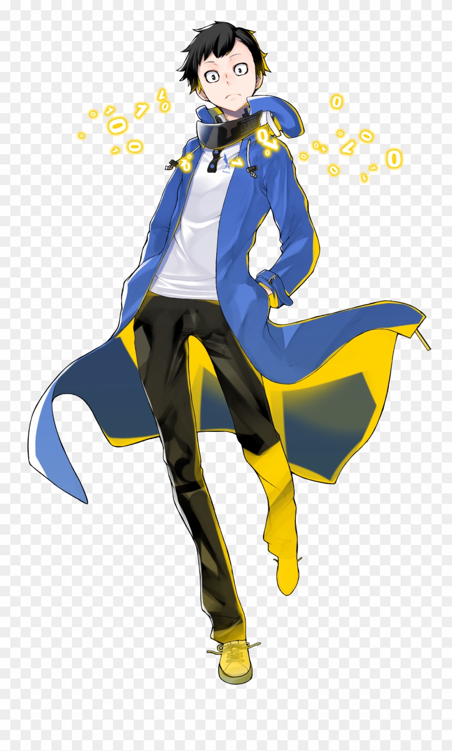 Digimon Story Cyber Sleuth Hackers Memory 2017 03 21 - Digimon Story Cyber Sleuth Hacker's Memory Protagonist Clipart