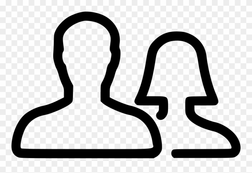 Man Woman Group Comments Clipart