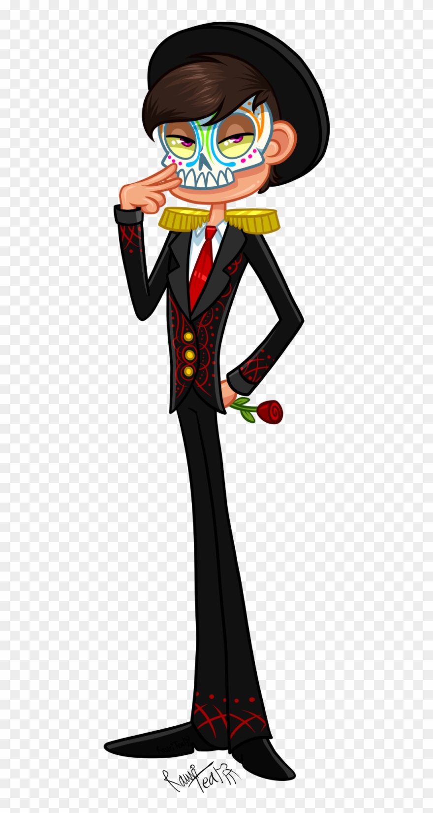 “my Spin On The Día De Los Muertos Marco - Cartoon Clipart