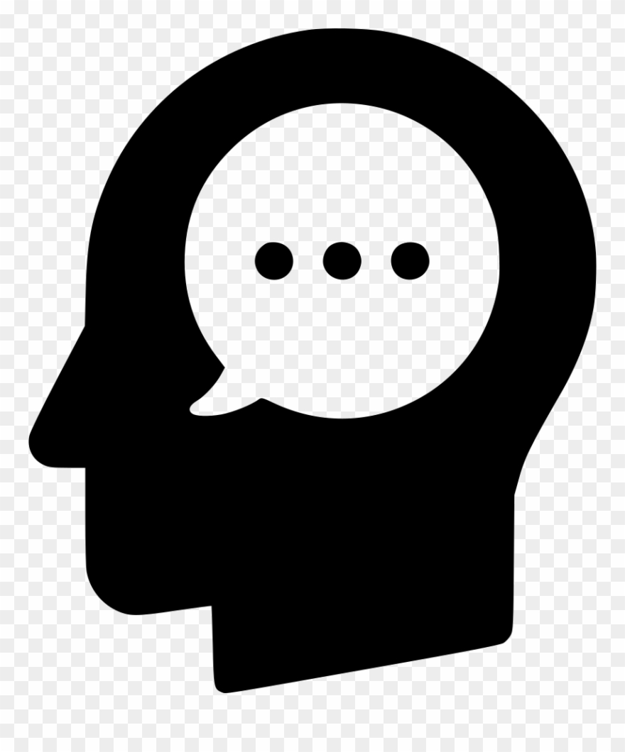 Message Head Think Sms Communication Monologue User - Money Head Icon Png Clipart