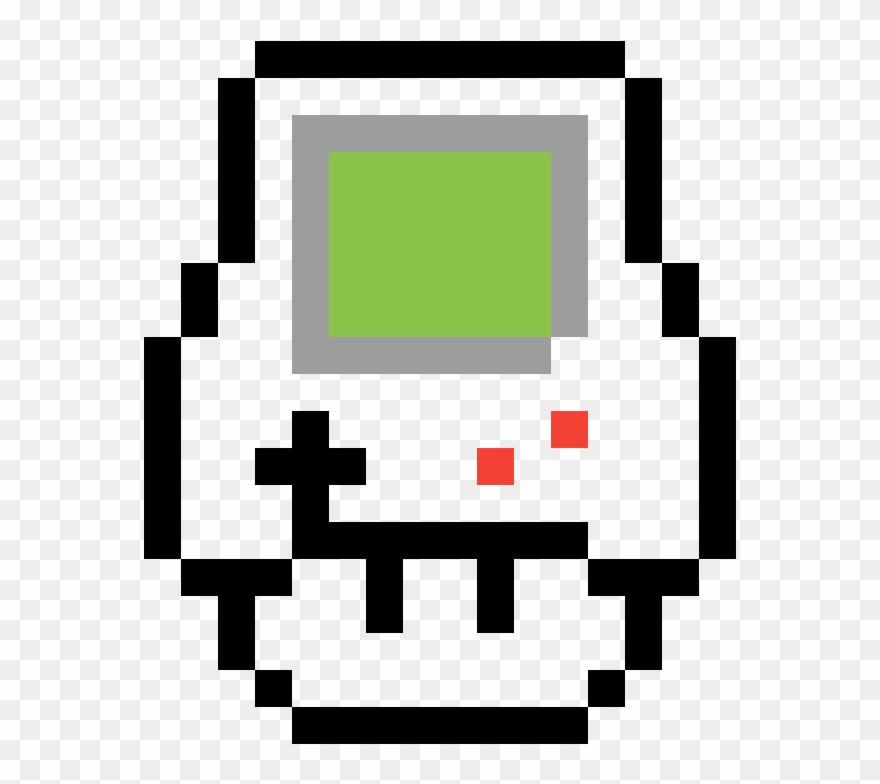 Gameboy - Pixel Art Champignon Mario Clipart
