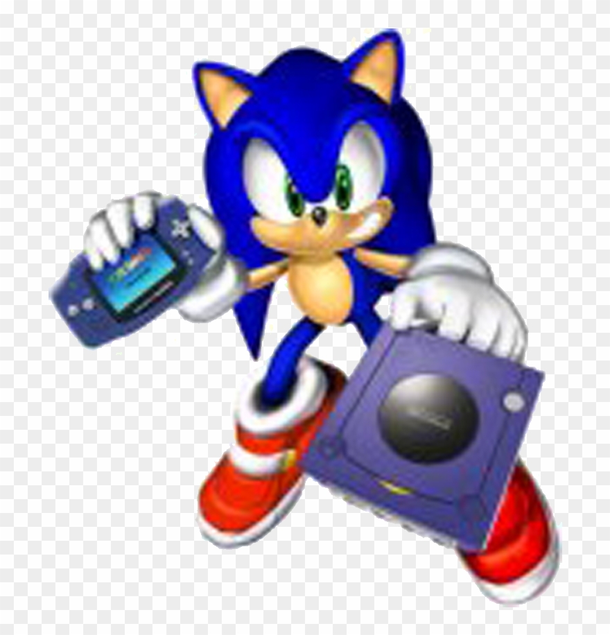 Sonic Video Game Series - Gamecube And Gameboy Advance Clipart