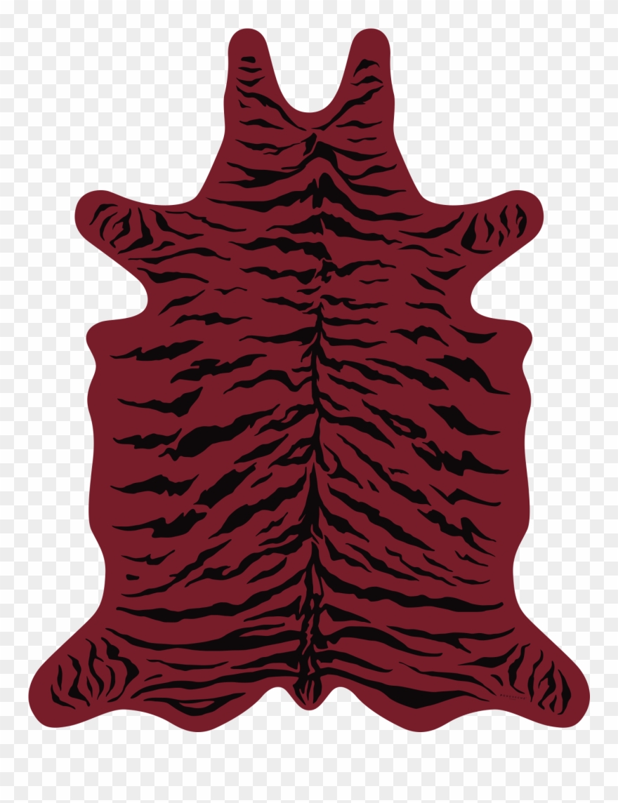 Tapis Zebre Rouge Clipart