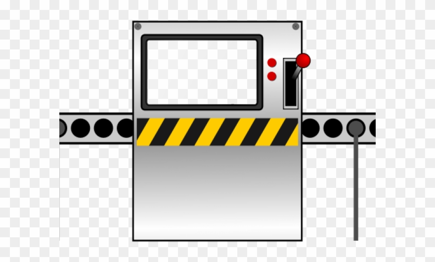Factory Clipart Factory Equipment - Conveyor Belt Factory Clipart - Png Download