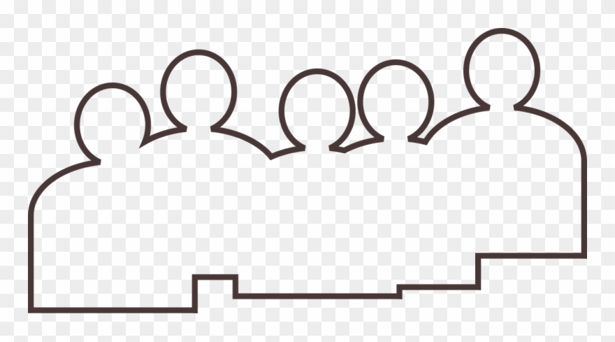 Groups Of People Talking Sketch Clipart