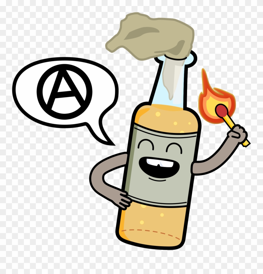Big Image - Molotov Cocktail Clipart