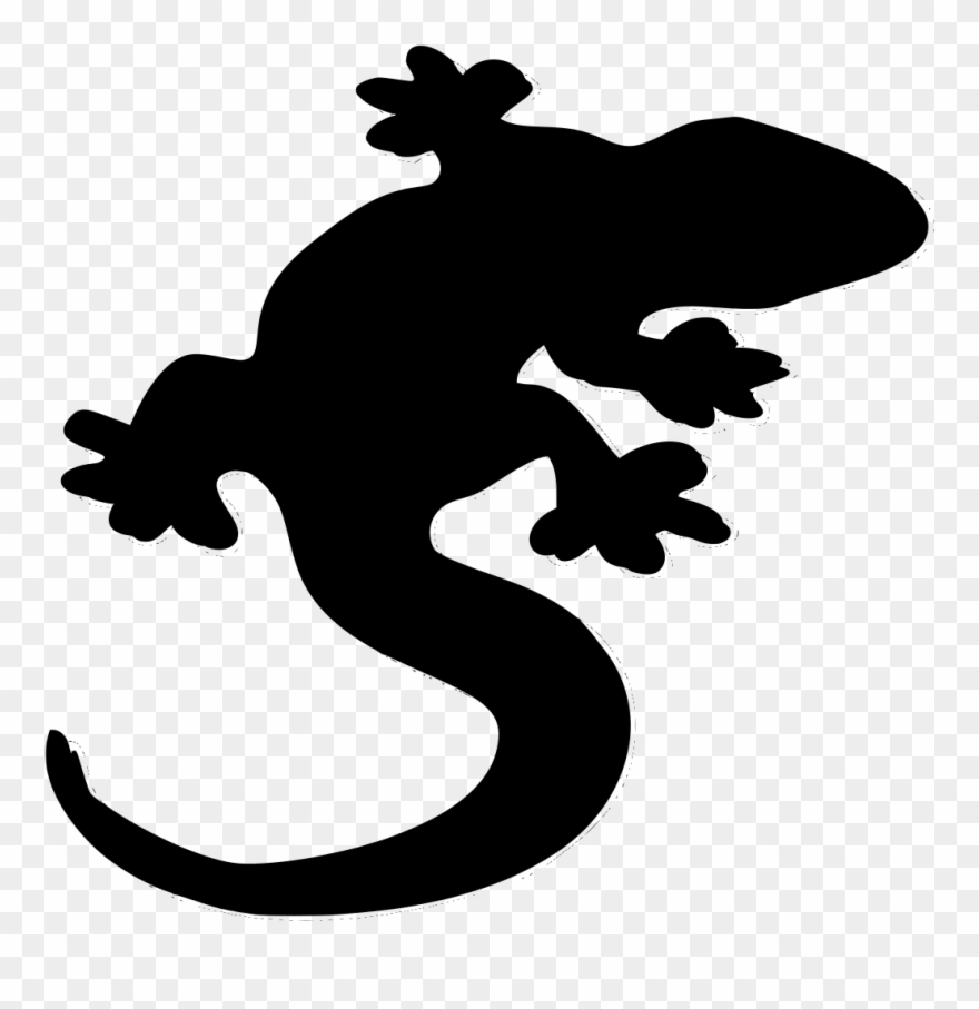 Info - Black Lizard Clipart - Png Download