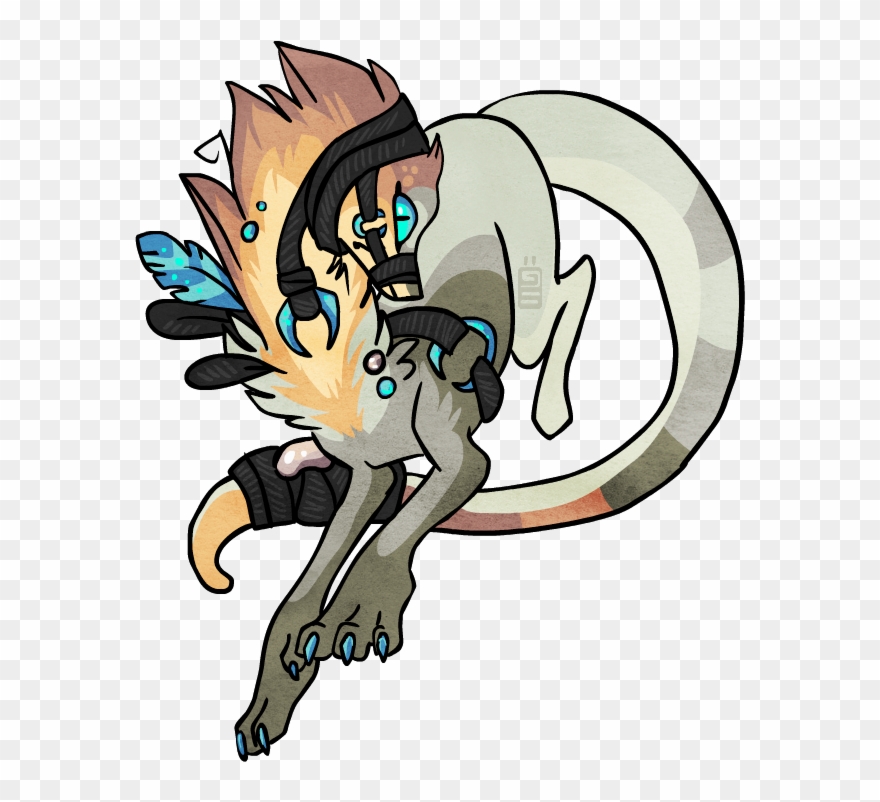 Mystical Clipart Mythical Creature - Griffsnuff Wolf Drawing - Png Download