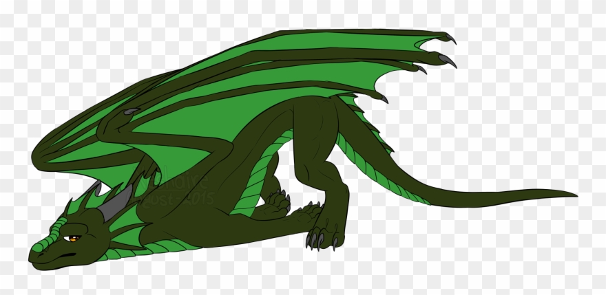 Lit The Lazy Dragon - Illustration Clipart