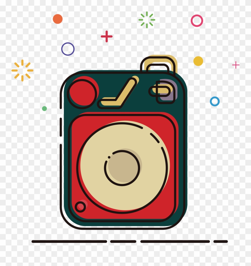 Mbe Illustration Style Speaker Retro Png And Vector Clipart