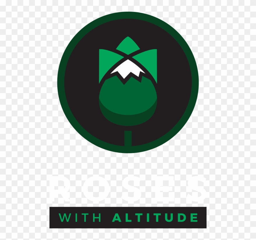 Mountains With Altitude - Emblem Clipart