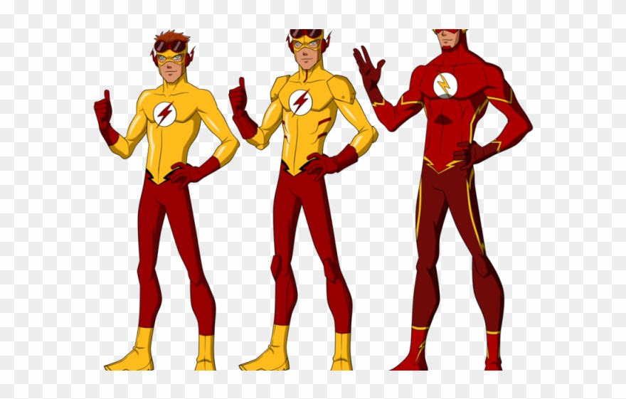 Flash Clipart Water - Young Justice Kid Flash - Png Download