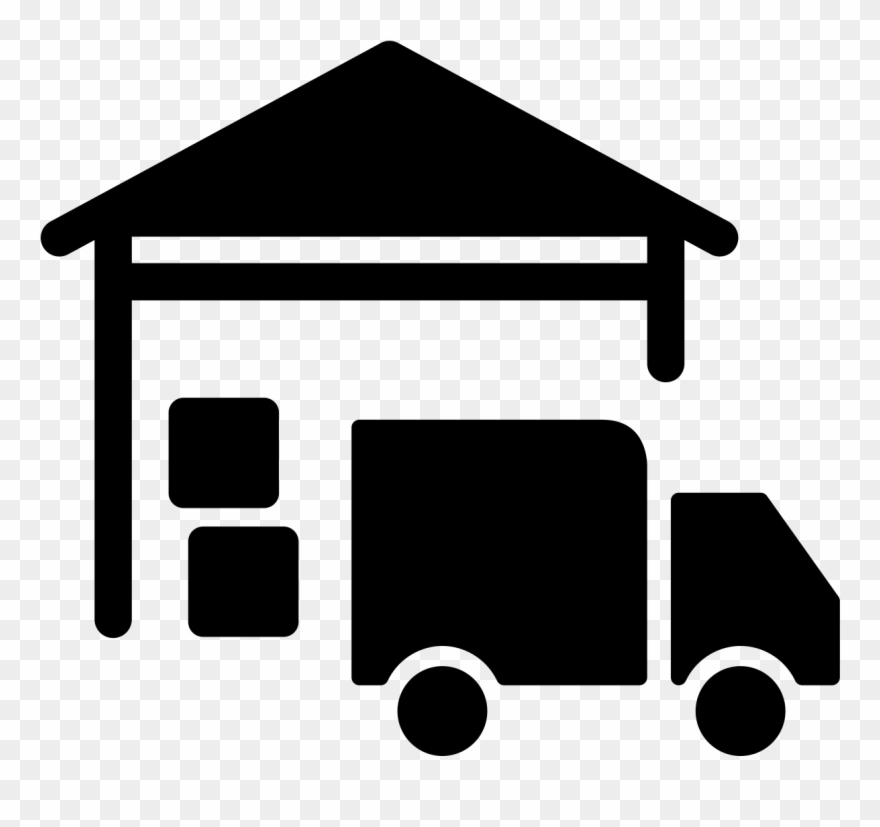 Warehousing - Warehouse Icon Clipart