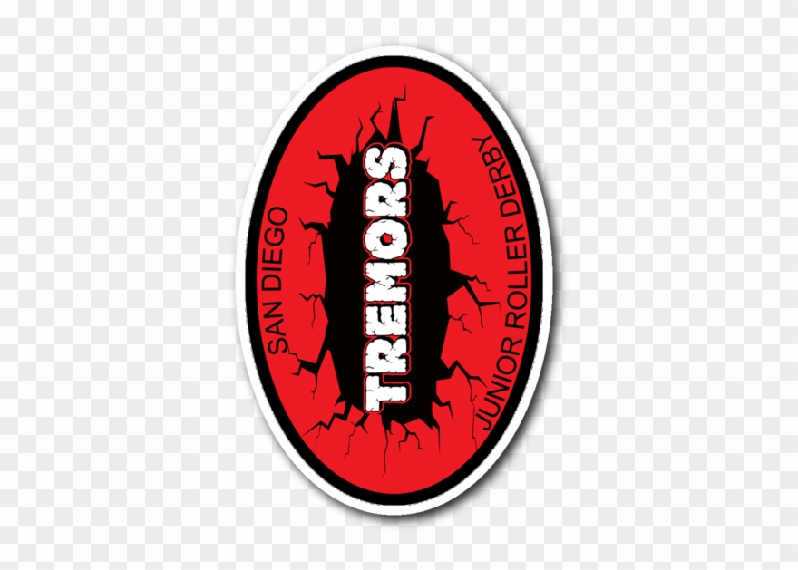 San Diego Tremors Derby Themed Apparel - Graphic Design Clipart